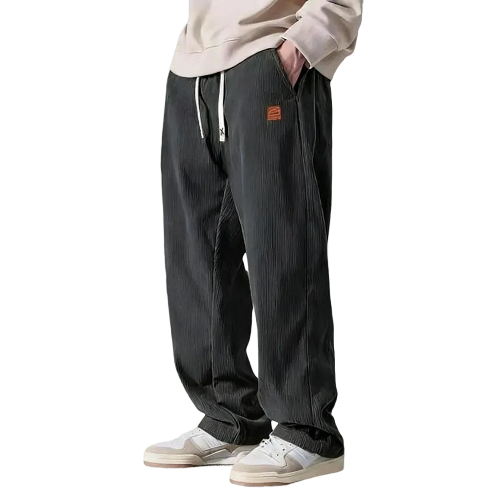 Men's Corduroy Wide-Leg Pants