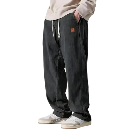 Men's Corduroy Wide-Leg Pants