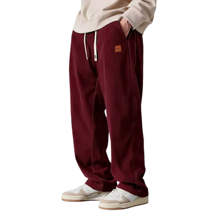 Men's Corduroy Wide-Leg Pants