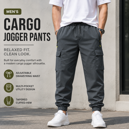 Men's Multi-Pocket Cargo Jogger Pants