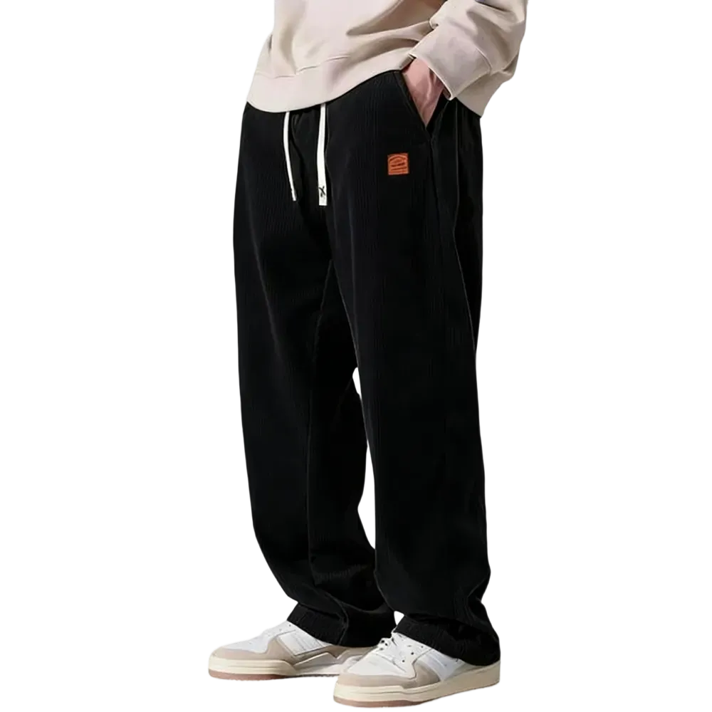 Men's Corduroy Wide-Leg Pants