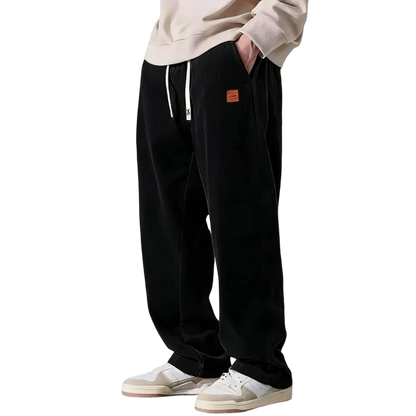 Men's Corduroy Wide-Leg Pants
