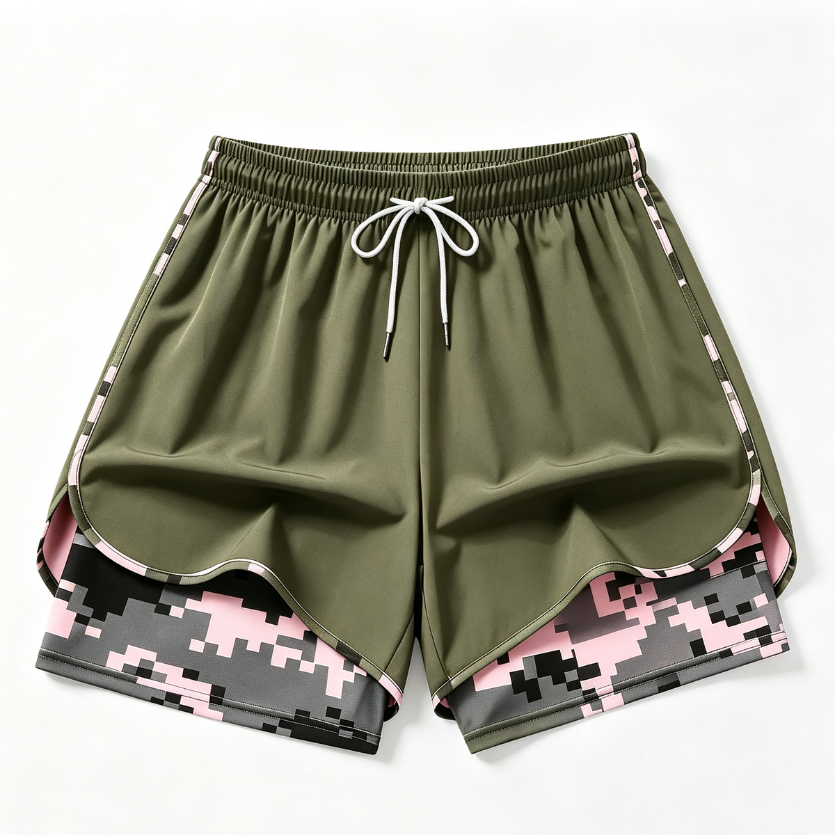 Women's casual athletic shorts with pockets