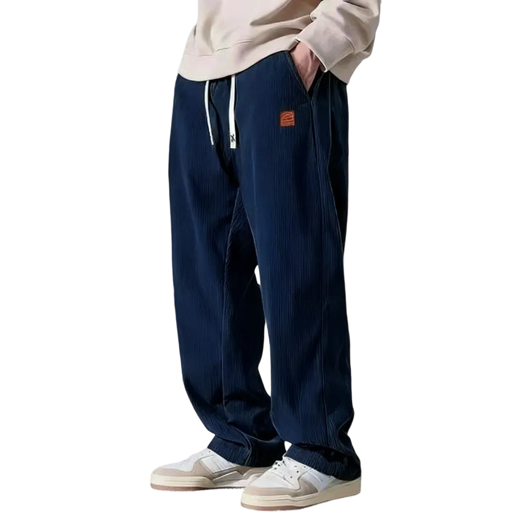Men's Corduroy Wide-Leg Pants