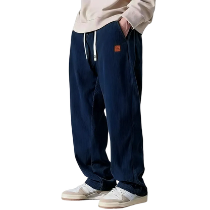 Men's Corduroy Wide-Leg Pants