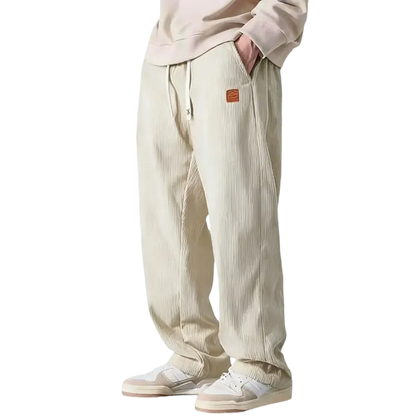 Men's Corduroy Wide-Leg Pants